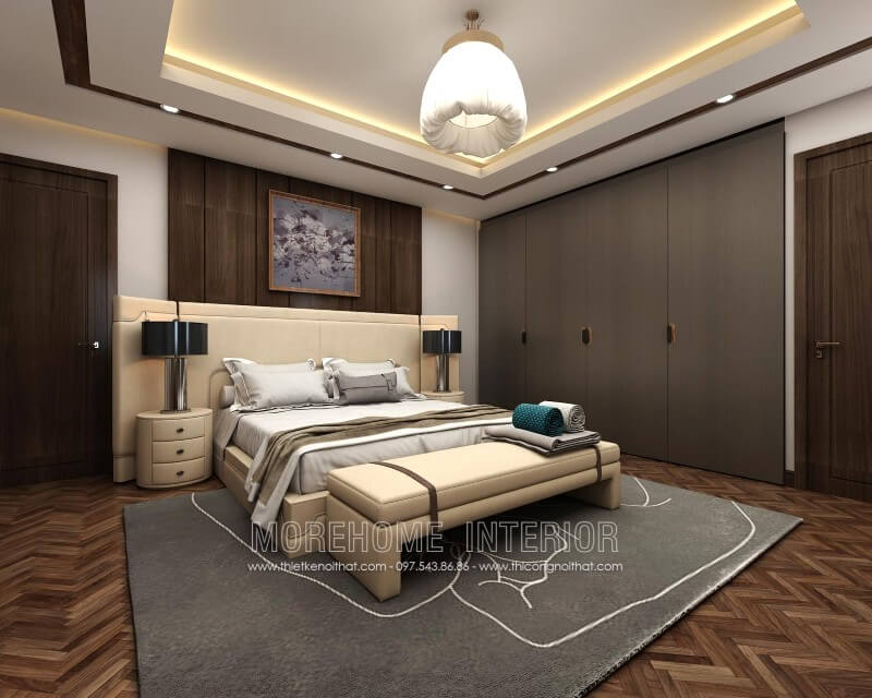Giường ngủ bọc da Giường ngủ bọc da