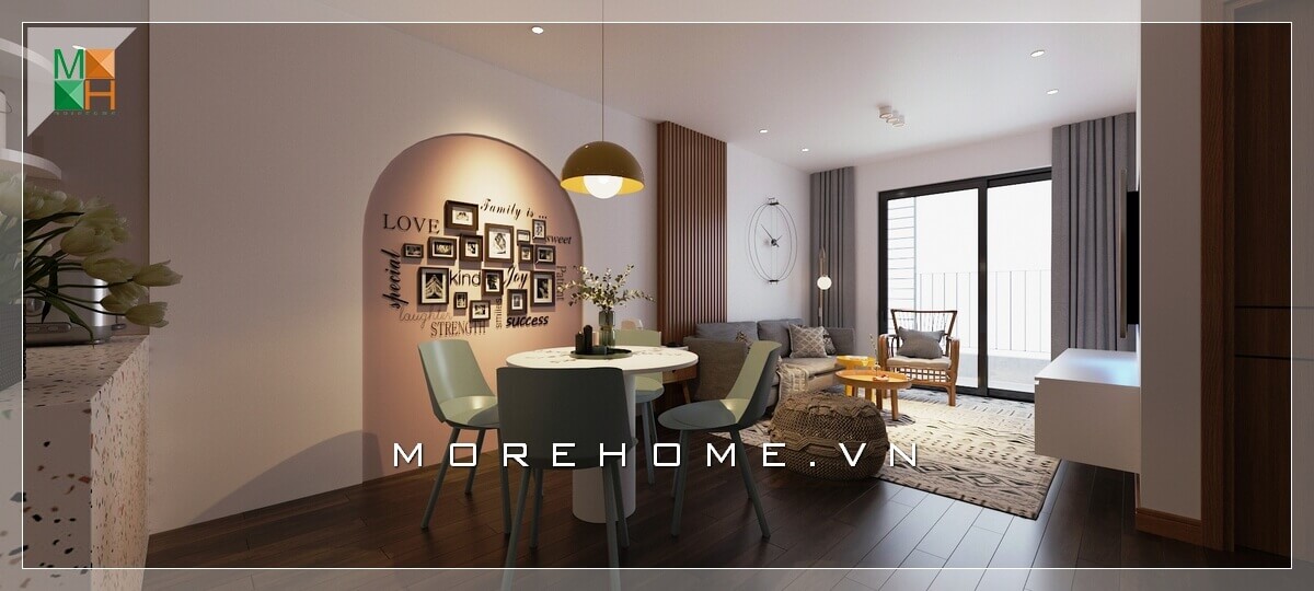 Với thiết kế cửa kính lùa ban công đẹp, hiện đại giúp căn phòng trở nên thông thoáng và rộng rãi hơn.