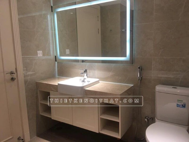 Thi công phòng tắm nhà vệ sinh cho chung cư Dcapital Trần Duy Hưng Cầu Giấy Hà Nội