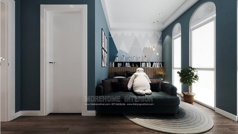 Mẫu cửa gỗ hiện đại đẹp cho phòng ngủ trẻ em