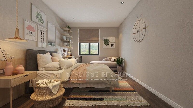 Thiết kế nội thất phòng ngủ cho con gái đẹp, hiện đại, độc đáo.
