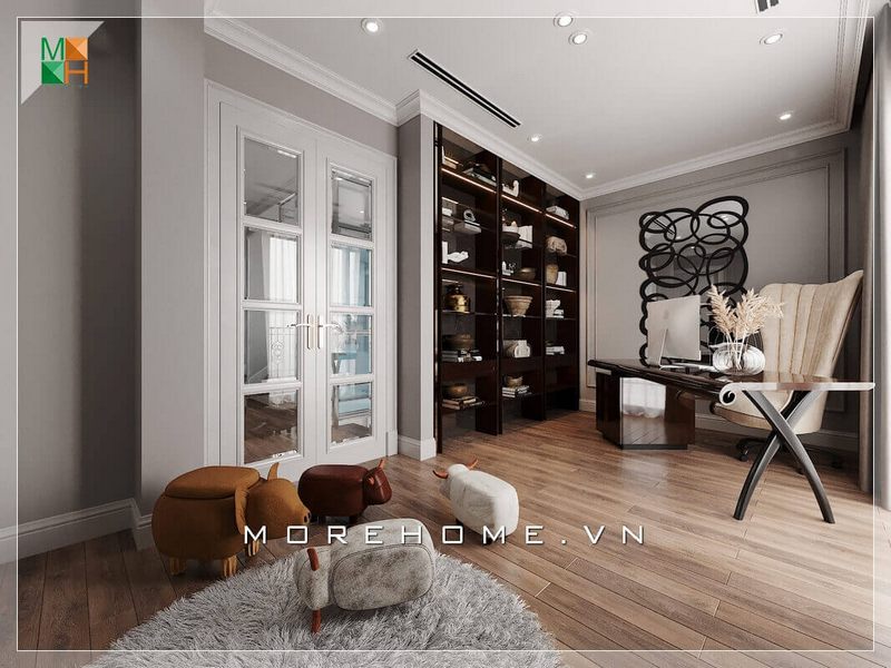 Mẫu thiết kế nội thất phòng làm việc đẹp cho chung cư, biệt thự, nhà phố.